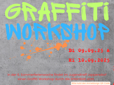 Plakat Jugendtreff: Graffiti Workshop
